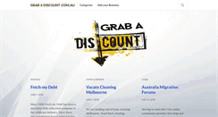 Desktop Screenshot of grabadiscount.com.au